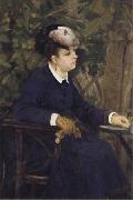 renoir, Woman in a Garden-Lise Trehot(Woman with a Segull Feather)